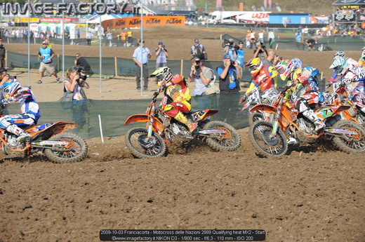 2009-10-03 Franciacorta - Motocross delle Nazioni 2889 Qualifying heat MX2 - Start